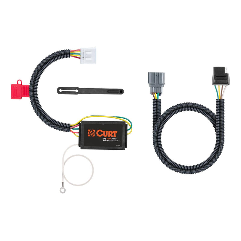 Load image into Gallery viewer, CURT 4-Flat Custom Wiring Harness — 2009-2026 Honda Pilot/Ridgeline - CUR-56365 - Absolute Autoguard