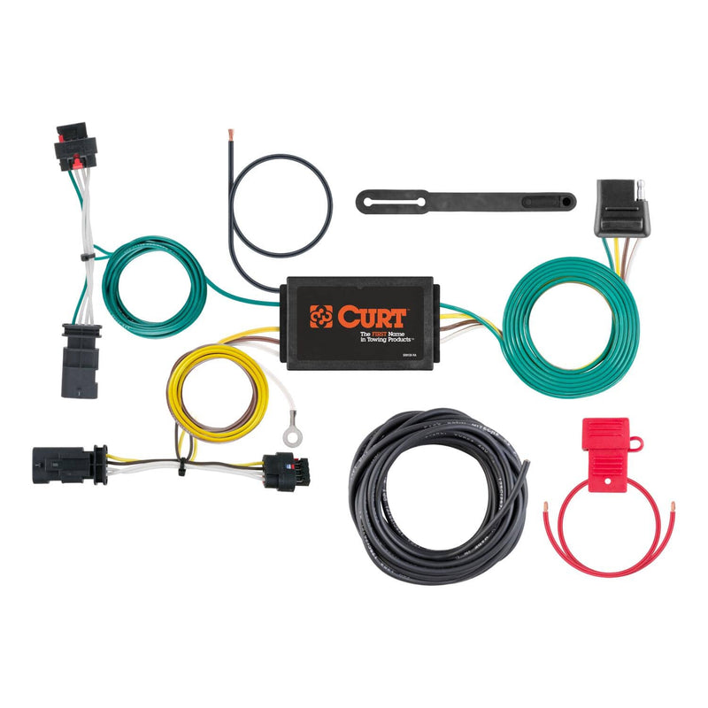 Load image into Gallery viewer, CURT 4-Flat Custom Wiring — 2017-2021 Jeep Compass - CUR-56369 - Absolute Autoguard