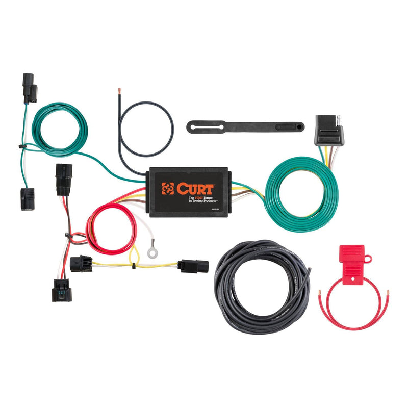 Load image into Gallery viewer, CURT 4-Flat Custom Wiring — 2015-2020 Honda Fit - CUR-56395 - Absolute Autoguard