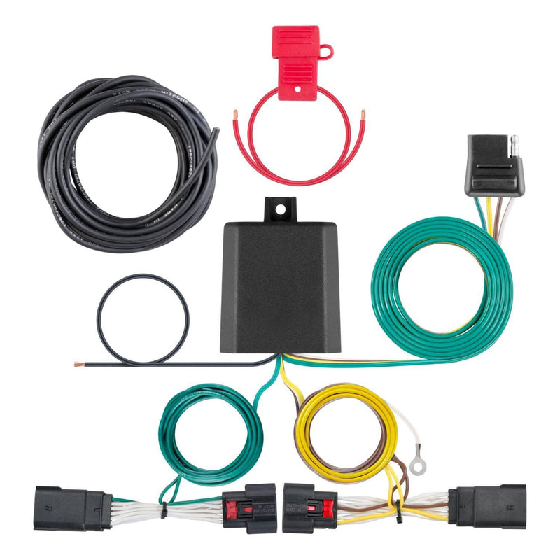 Load image into Gallery viewer, CURT 4-Flat Custom Wiring — 2018-2026 Jeep Gladiator/Wrangler - CUR-56407 - Absolute Autoguard