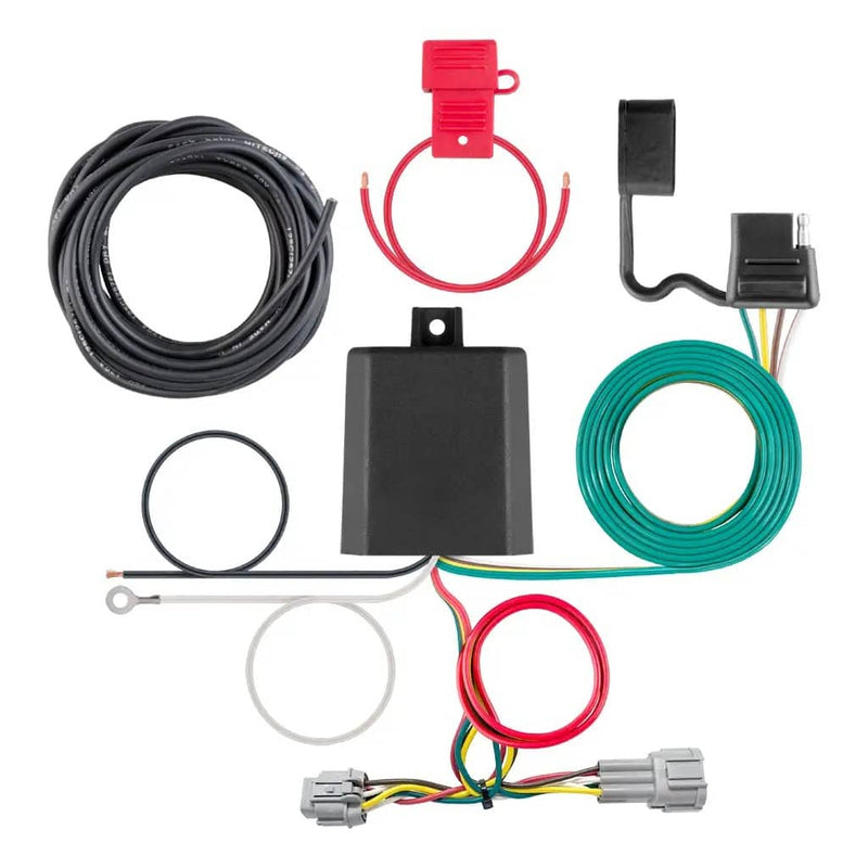 Load image into Gallery viewer, CURT 4-Flat Custom Wiring — 1998-2003 Nissan Frontier - CUR-56423 - Absolute Autoguard