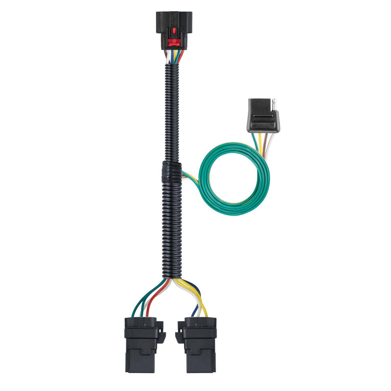 Load image into Gallery viewer, CURT 4-Flat Custom Wiring — 2018-2024 Chevrolet & GMC - CUR-56429 - Absolute Autoguard
