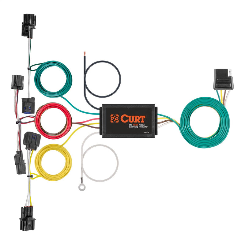 Load image into Gallery viewer, CURT 4-Flat Custom Wiring — 2019-2024 Kia Forte - CUR-56457 - Absolute Autoguard