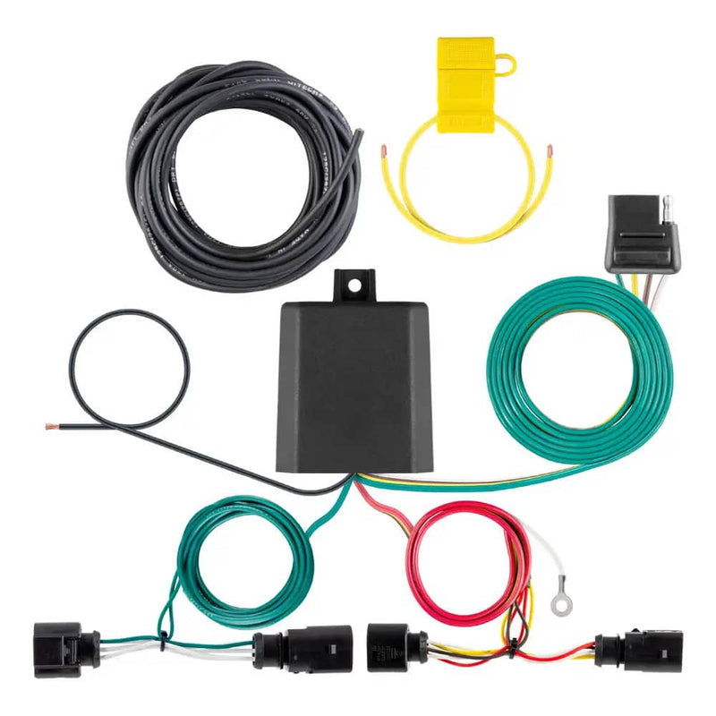 Load image into Gallery viewer, CURT 4-Flat Custom Wiring — 2022-2026 Volkswagen Golf R/GTI - CUR-56527 - Absolute Autoguard