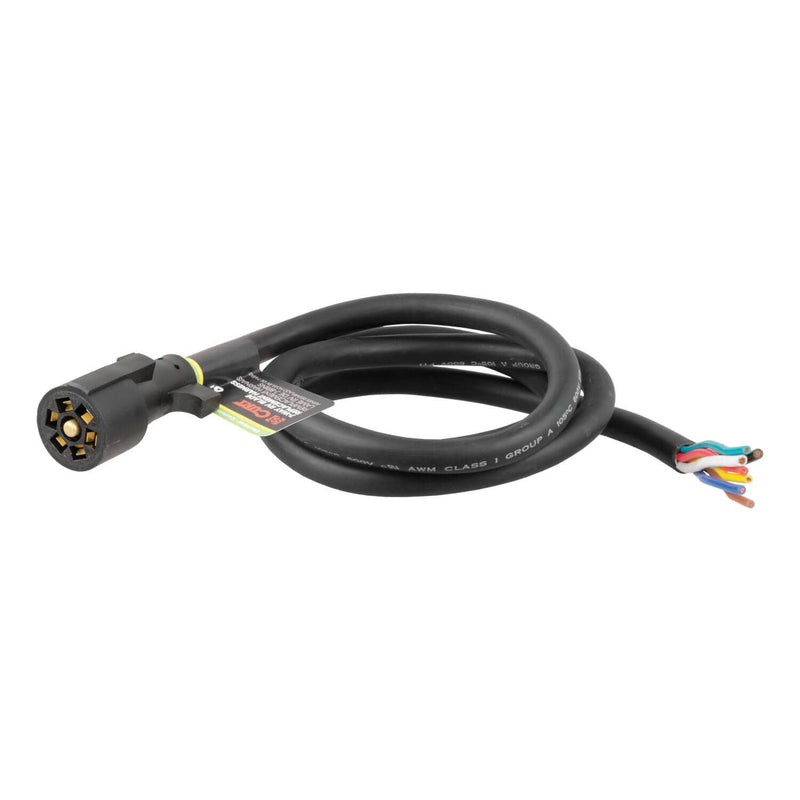 Load image into Gallery viewer, CURT Replacement 7-Way RV Blade with 6' Wires (Trailer Side)