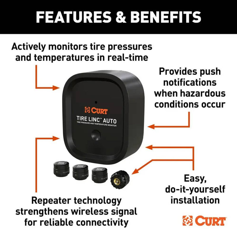 Load image into Gallery viewer, CURT Tire Linc Auto Advanced TPMS Tire Pressure Monitoring System
