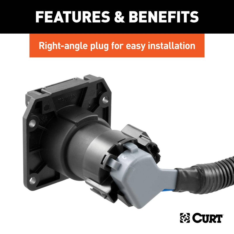 Load image into Gallery viewer, CURT 10' Custom Wiring Extension Harness — 2015-2026 Ford - CUR-57010 - Absolute Autoguard