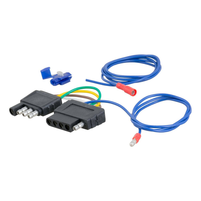 Load image into Gallery viewer, CURT 4-Way to 5-Way Flat Adapter for Boat Trailer Surge Brakes