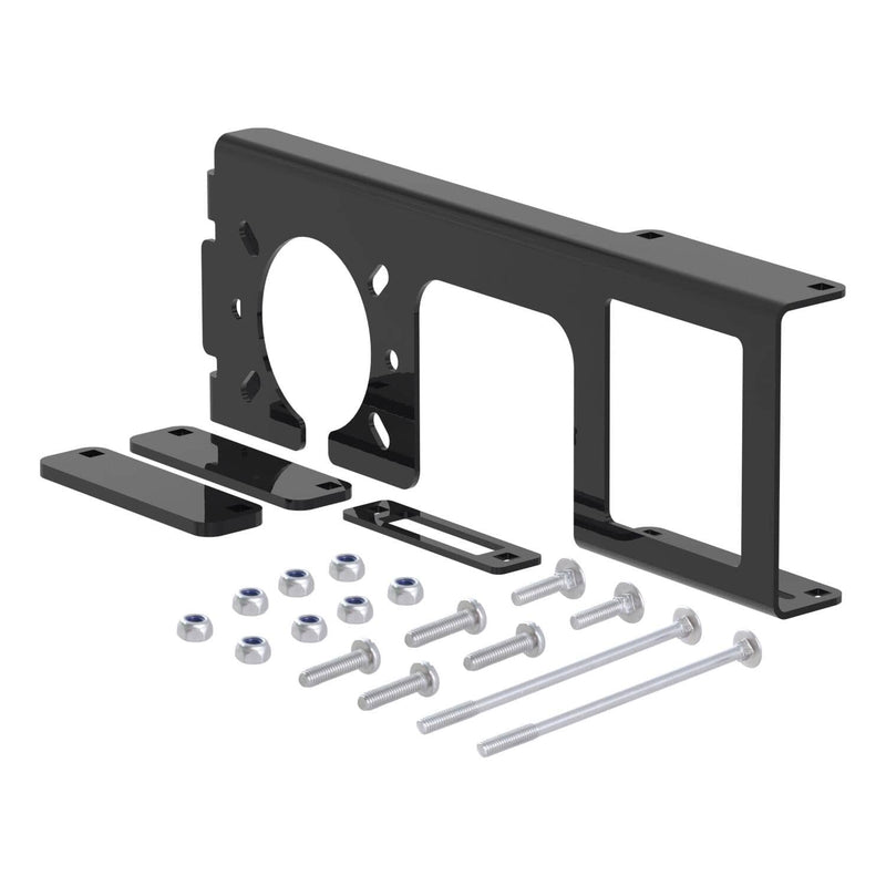 Load image into Gallery viewer, CURT Easy-Mount Wiring Bracket for 4 or 5-Flat & 6 or 7-Round (2" Receiver)
