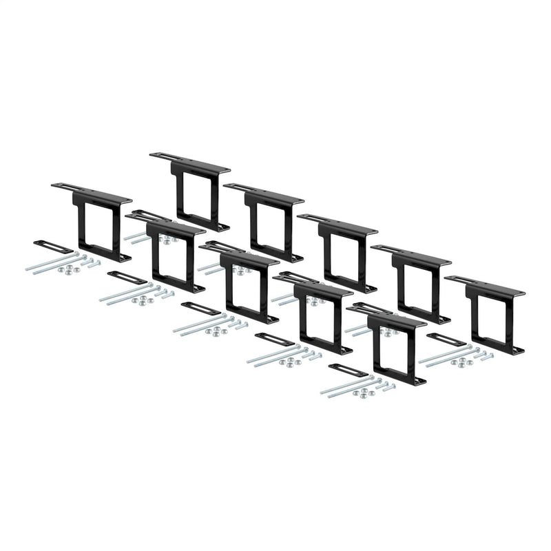 Load image into Gallery viewer, CURT Easy-Mount Wiring Brackets for 4 or 5-Way Flat (2" Receiver, 10-Pack)