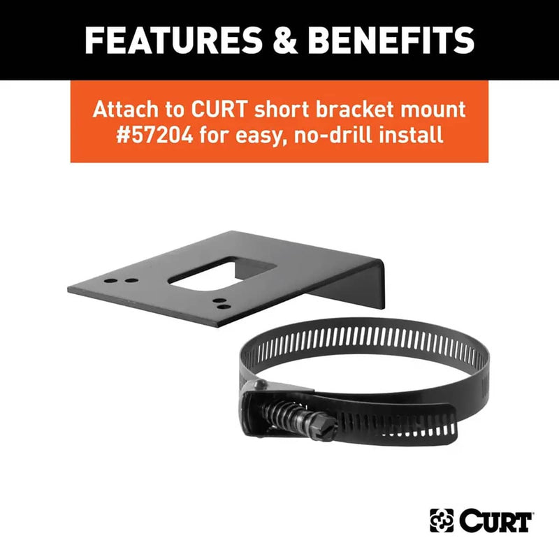 Load image into Gallery viewer, CURT Connector Mounting Bracket for 4-Way Flat (Packaged)