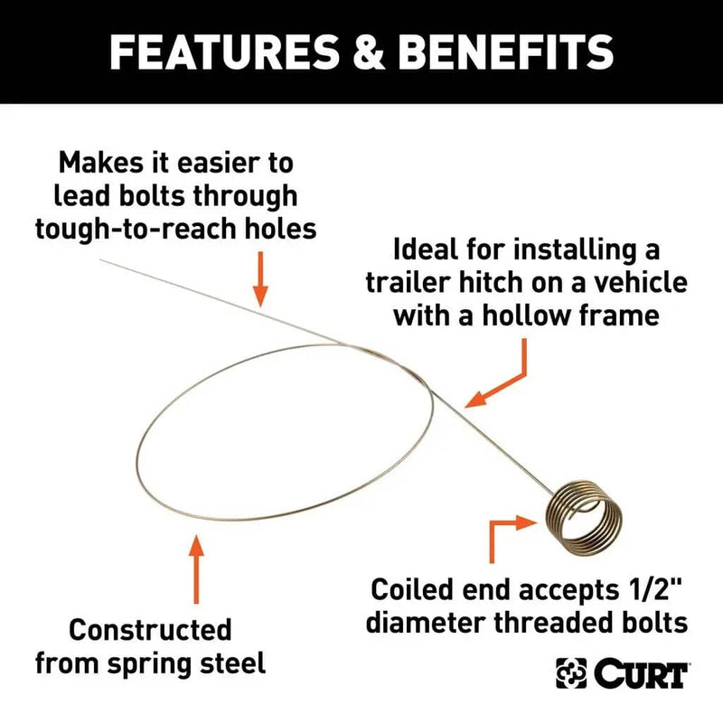 Load image into Gallery viewer, CURT Fish Wire for 1/2" Diameter Bolts