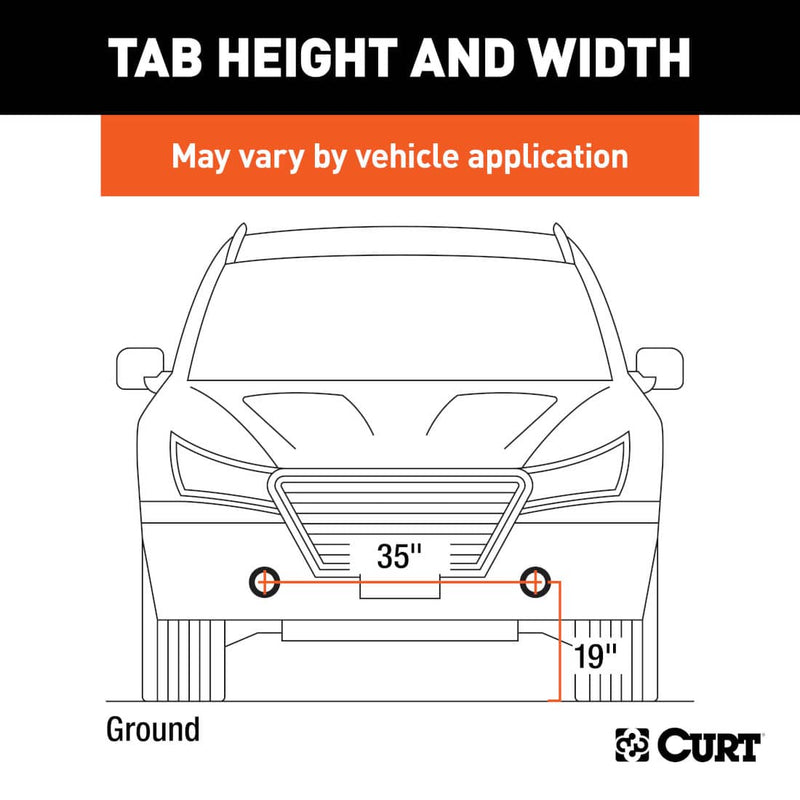 Load image into Gallery viewer, CURT Custom Tow Bar Base Plate, Excluding Painted Plastic Bumper - 2016-2018 Ram 1500, 2019-2024 Ram 1500 Classic