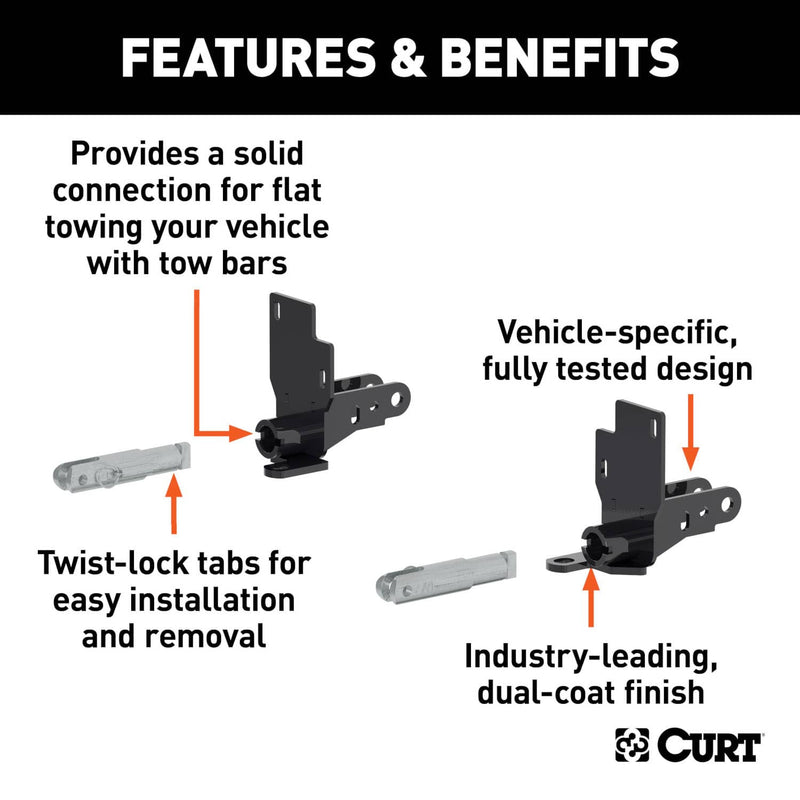 Load image into Gallery viewer, CURT Custom Tow Bar Base Plate - 2015-2022 Chevrolet Colorado & GMC Canyon