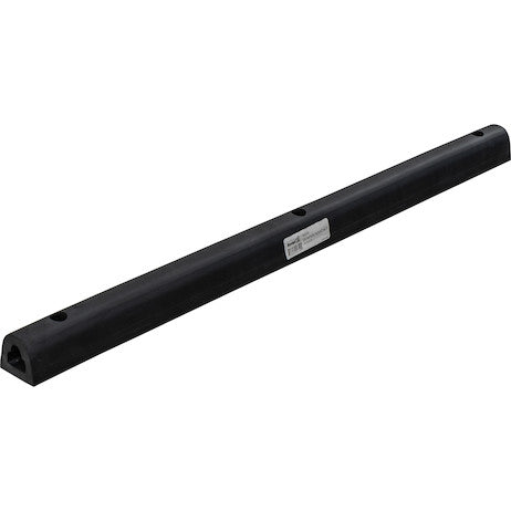 Load image into Gallery viewer, Extruded Rubber D-Shaped Bumper with 3 Holes - 2-1/8 x 1-7/8 x 32 Inch Long