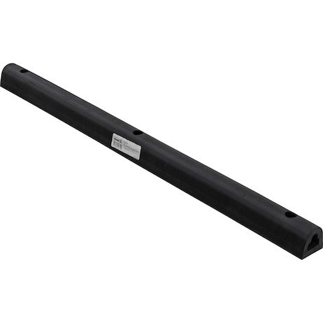 Load image into Gallery viewer, Extruded Rubber D-Shaped Bumper with 3 Holes - 2-1/8 x 1-7/8 x 32 Inch Long