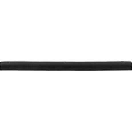 Load image into Gallery viewer, Extruded Rubber D-Shaped Bumper with 3 Holes - 2-1/8 x 1-7/8 x 32 Inch Long