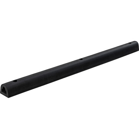 Load image into Gallery viewer, Extruded Rubber D-Shaped Bumper with 3 Holes - 2-1/8 x 1-7/8 x 32 Inch Long