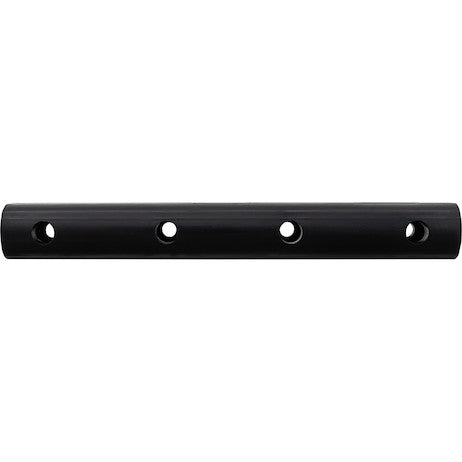 Load image into Gallery viewer, Extruded Rubber D-Shaped Bumper with 4 Holes - 3 x 2-7/8 x 24 Inch Long
