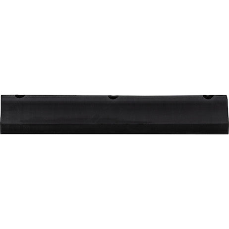 Load image into Gallery viewer, Extruded Rubber D-Shaped Bumper with 3 Holes - 4 x 3-3/4 x 24 Inch Long