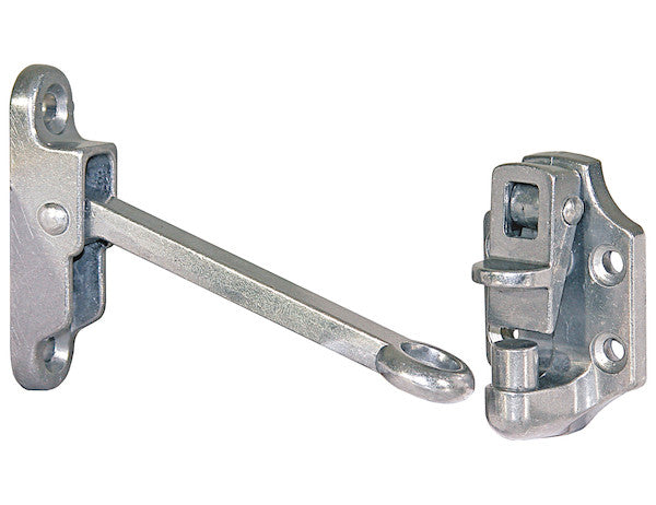 Load image into Gallery viewer, Heavy-Duty Aluminum Door Hold Back - 4 Inch Hook and Keeper