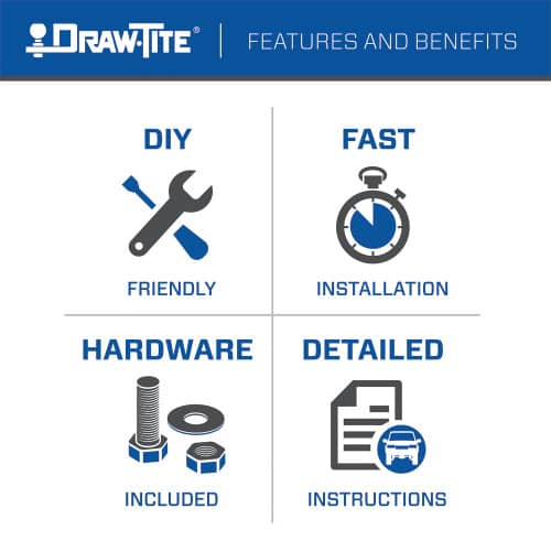 Load image into Gallery viewer, Draw-Tite Hitch Class 3 with 2 Inch Receiver — 2023-2026 Dodge Hornet - DRA-76641 - Absolute Autoguard