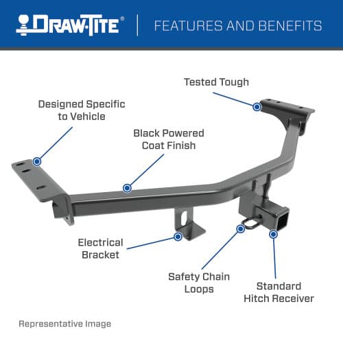 Load image into Gallery viewer, Draw-Tite Hitch Class 3 with 2 Inch Receiver — 2024-2026 Buick & Chevrolet - DRA-76643 - Absolute Autoguard