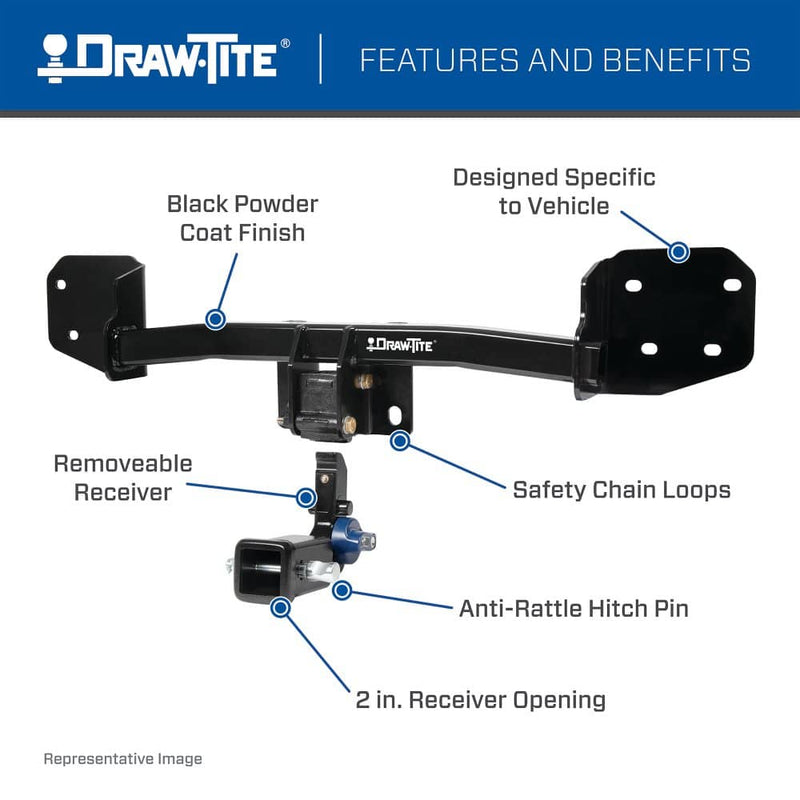 Load image into Gallery viewer, Draw-Tite Hitch Class 3 with 2 Inch Receiver — 2020-2026 Mercedes-Benz GLE-Class/GLE53 AMG - DRA-76925 - Absolute Autoguard