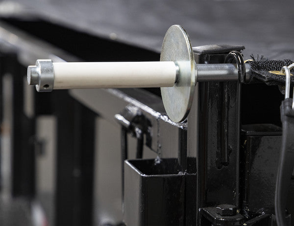 Load image into Gallery viewer, 96 Inch Black Powder Coated Rear Anti-Sail Tarp Tension Bow Kit