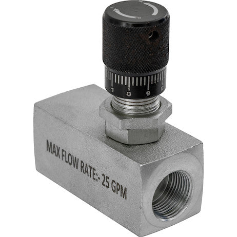 Load image into Gallery viewer, 3/4 Inch NPT Steel Flow Control Valve