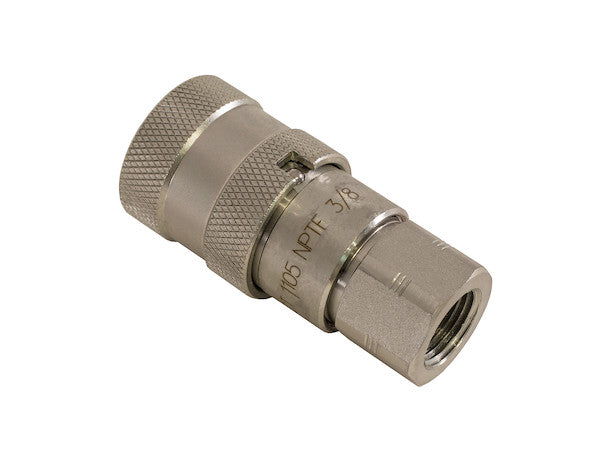 Load image into Gallery viewer, 3/8 Inch Male Flush-Face Coupler With 3/8 Inch NPT Port