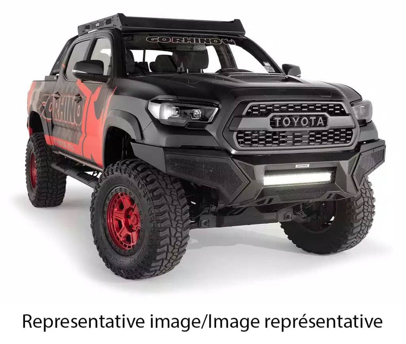 Load image into Gallery viewer, Go Rhino Element Front Bumper with Power Actuated Hide-away Light Bar Mount — 2022-2026 Chevrolet & GMC - GOR-341861T - Absolute Autoguard