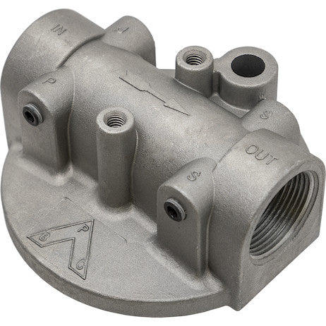 Load image into Gallery viewer, 50 GPM Return Line Filter Assembly 1-1/4 Inch NPT/10 Micron/25 PSI Bypass