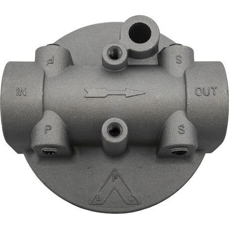 Load image into Gallery viewer, 50 GPM Return Line Filter Assembly 1-1/4 Inch NPT/25 Micron/25 PSI Bypass