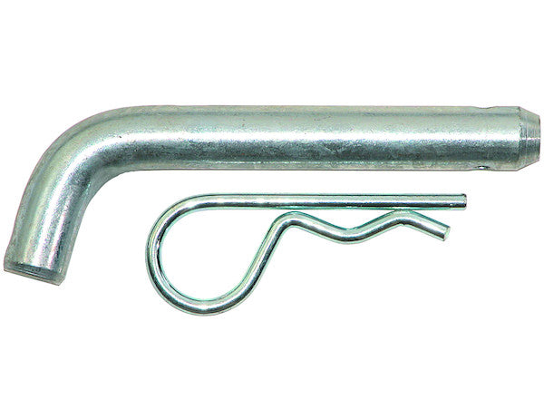 Load image into Gallery viewer, 5/8 x 3.3 Inch Clear Zinc Hitch Pin With Cotter