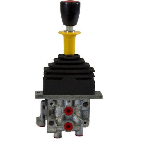 Load image into Gallery viewer, Single Lever Air Control Valve - 4-way Hoist with Feather Down, No PTO Output Function, Detent Center Position, Spring Center