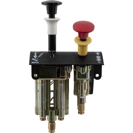 Load image into Gallery viewer, Dual Lever Feathering Non-Disengage Spring Return PTO/Pump Air Control Valve