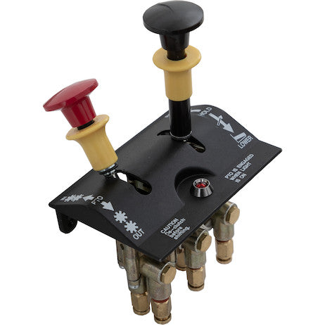 Load image into Gallery viewer, Dual Lever Non-Feathering Non-Disengage Spring Return PTO/Pump Air Control Valve