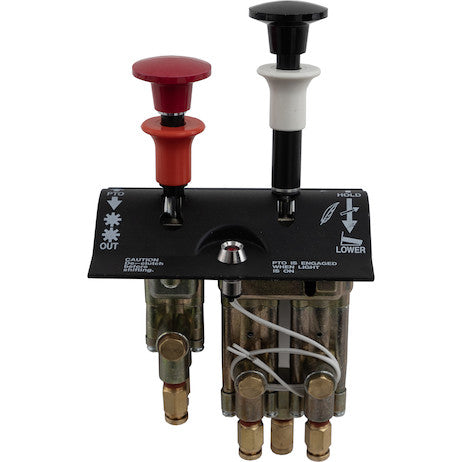 Load image into Gallery viewer, Dual Lever Feathering Disengage Spring Return PTO/Pump Air Control Valve