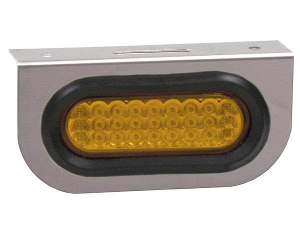 Load image into Gallery viewer, Single Oval Stainless Steel DOT Light Bracket