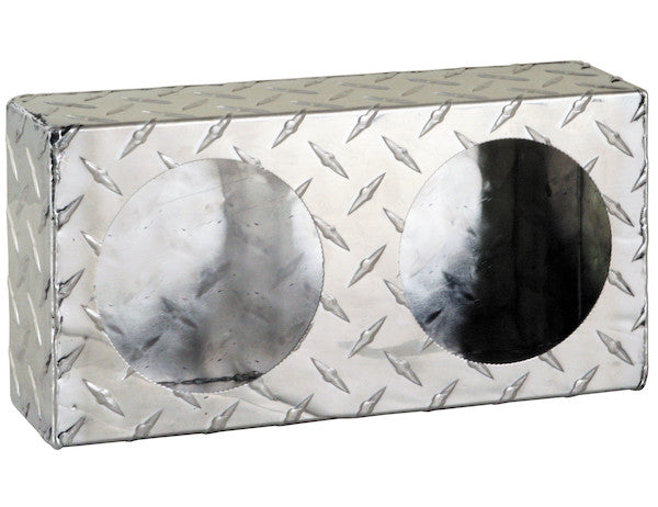 Load image into Gallery viewer, Dual Round Light Box Diamond Tread Aluminum