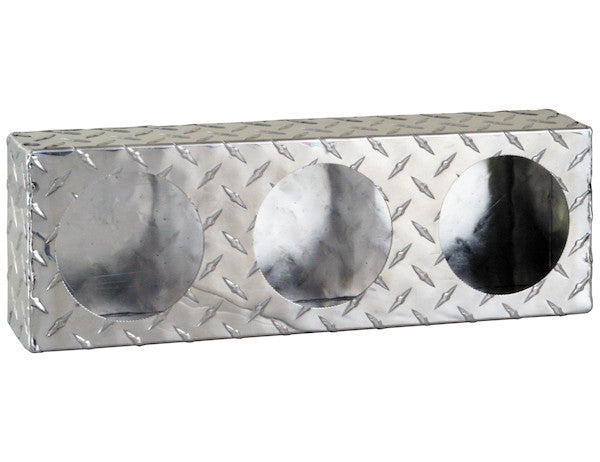Load image into Gallery viewer, Triple Round Light Box Diamond Tread Aluminum