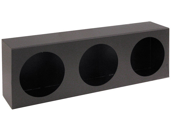 Load image into Gallery viewer, Triple Round Light Box Black Powder Coated Steel