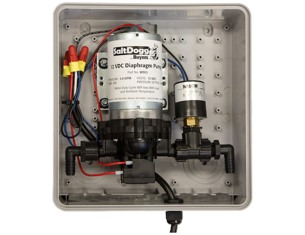 Load image into Gallery viewer, SaltDogg 12 VDC Pre-Wet Enclosure Pump Assembly - 4.5 Gallons Per Minute