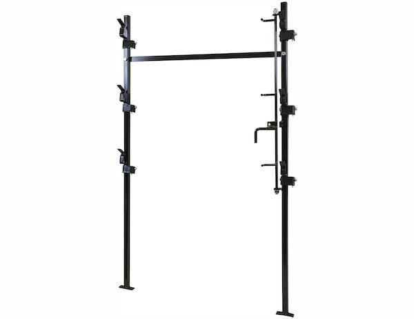 Load image into Gallery viewer, 3-Position Snap-In Lockable Trimmer Rack for Open Landscape Trailers