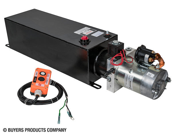 Load image into Gallery viewer, 3-Way DC Power Unit-Electric Controls Horizontal 3 Gallon Steel Reservoir