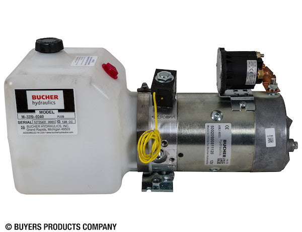 Load image into Gallery viewer, 3-Way DC Power Unit-Electric Controls Horizontal 0.75 Gallon Poly Reservoir