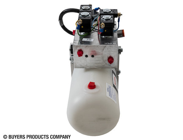 Load image into Gallery viewer, 4-Way/3-Way DC Power Unit-Electric Controls Horizontal 0.32 Gallon Reservoir