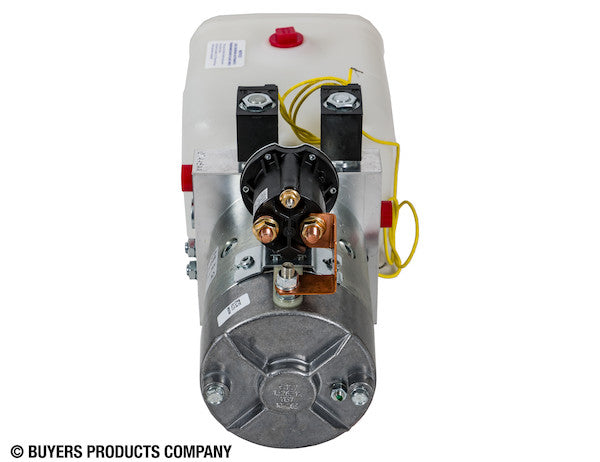 Load image into Gallery viewer, 4-Way DC Power Unit-Electric Controls Horizontal 0.75 Gallon Poly Reservoir