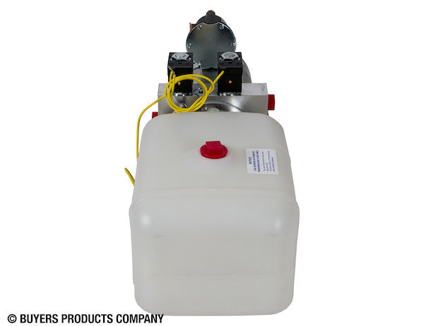 Load image into Gallery viewer, 4-Way DC Power Unit-Electric Controls Horizontal 0.75 Gallon Poly Reservoir
